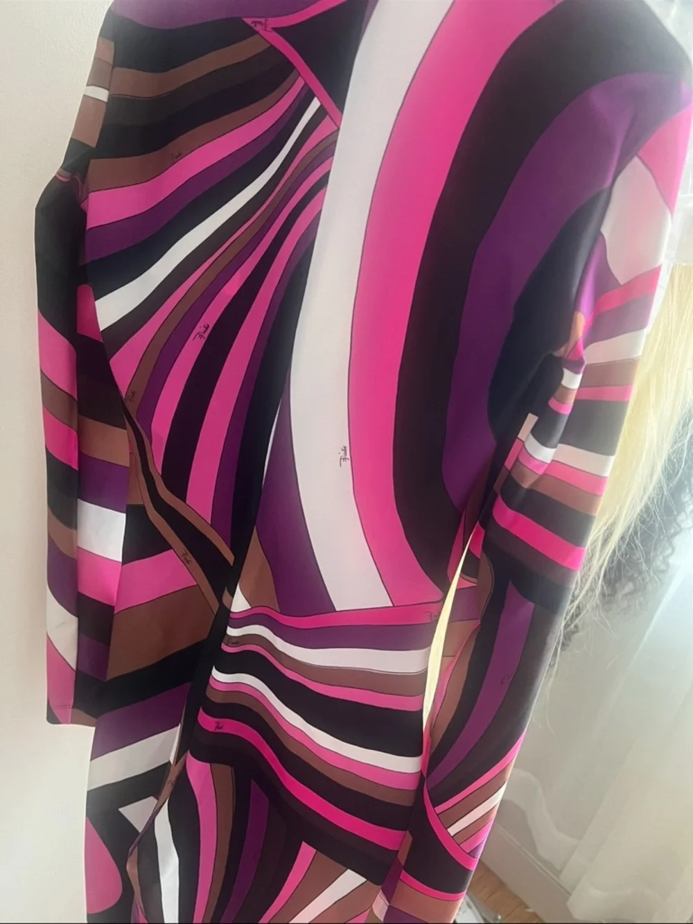 Emilio Pucci Pink, Brown & Black Printed Jumpsuit - Picture 3 of 4